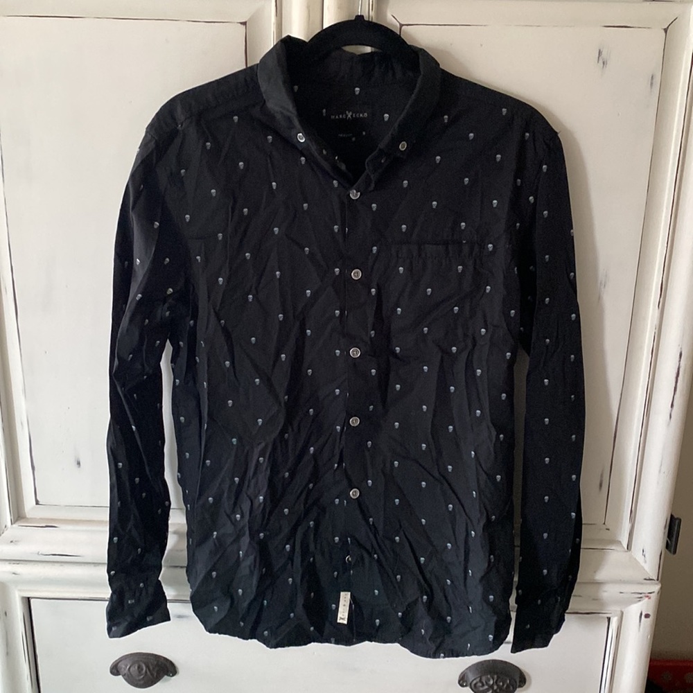 NWOT Long Sleeve Button Down Shirt Mens Small
